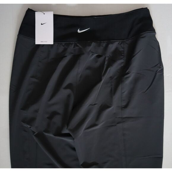 Nike FB7044-010 Women's Sz M Black Dri-FIT Swift Mid-Rise Running Pants - Picture 7 of 13